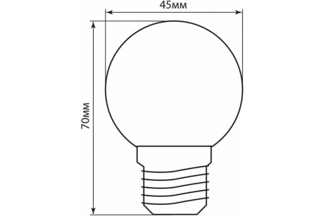 Купить Лампа LED LB-37 1W E27 зеленый  FERON фото №3
